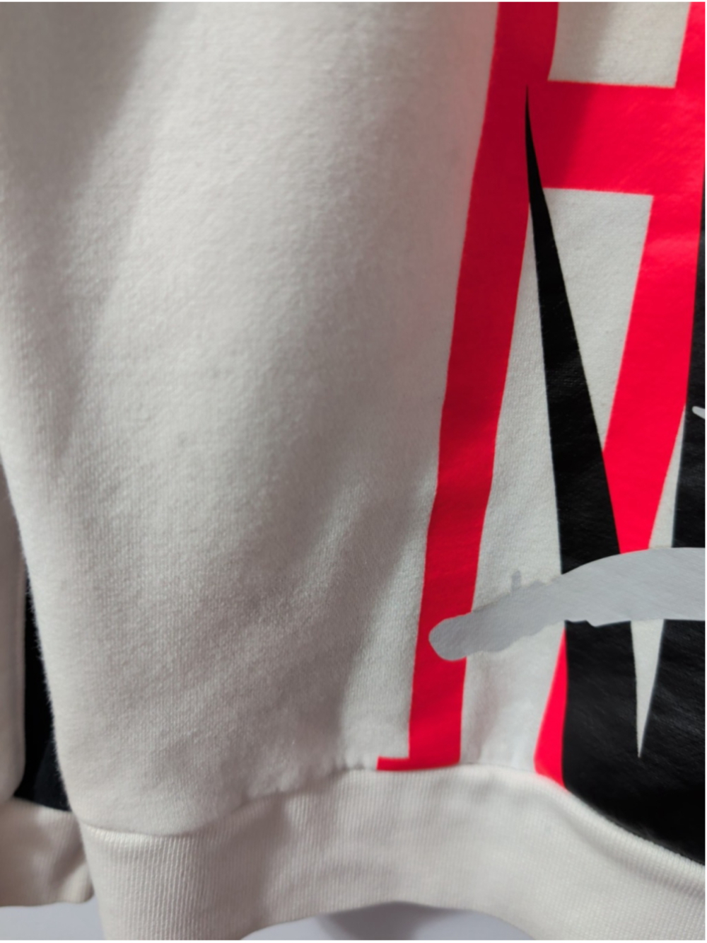 Air Jordan Hoodie Mens M Black White Sweatshirt Jumpman Embroidered Logo *Stains - Picture 8 of 12